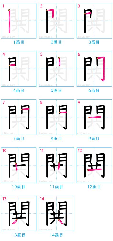 栱門|漢字「閧」の部首・画数・読み方・筆順・意味など